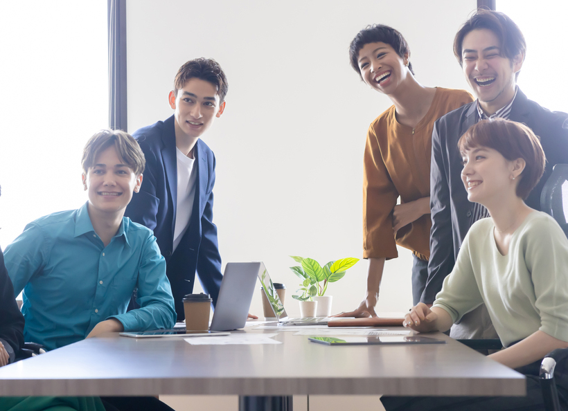 会議をしている画像