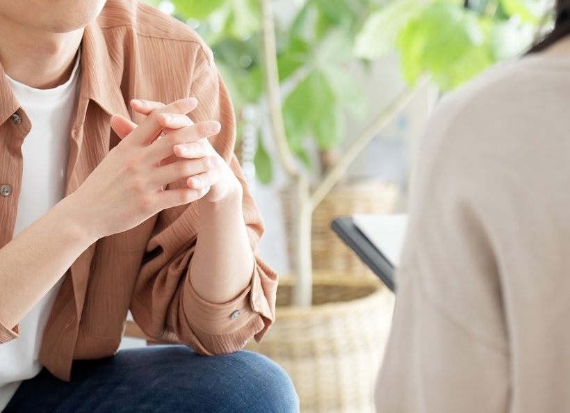 会話をしている画像