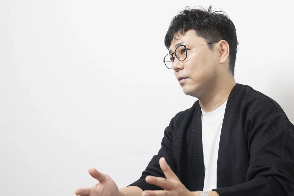 農園作業について語る(株)NEXT ONE叶内 公基氏の写真