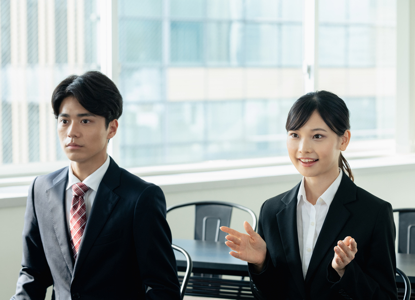 面接の画像