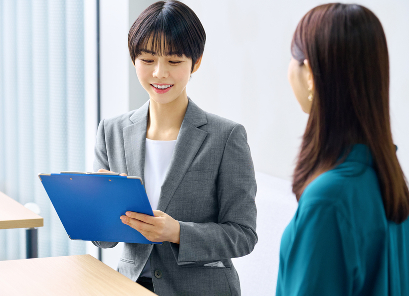 会話をしている画像