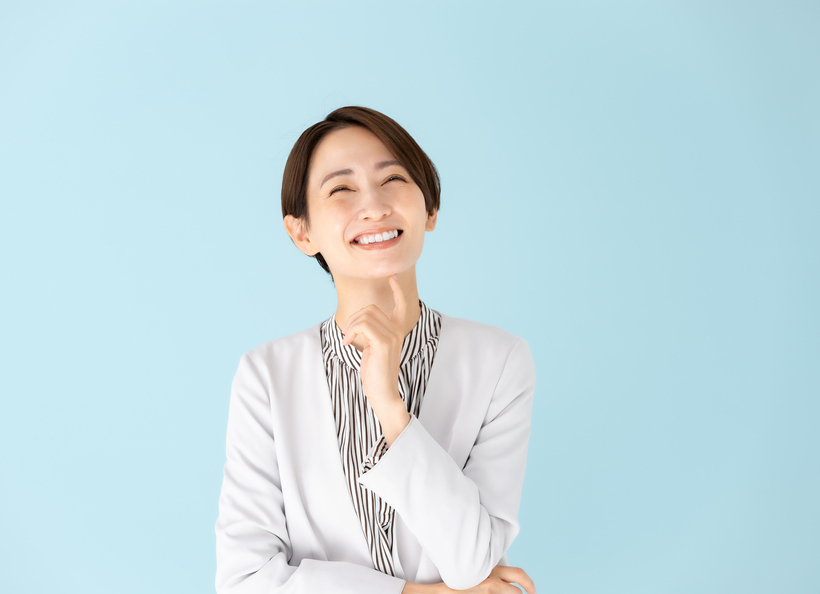 笑顔の画像
