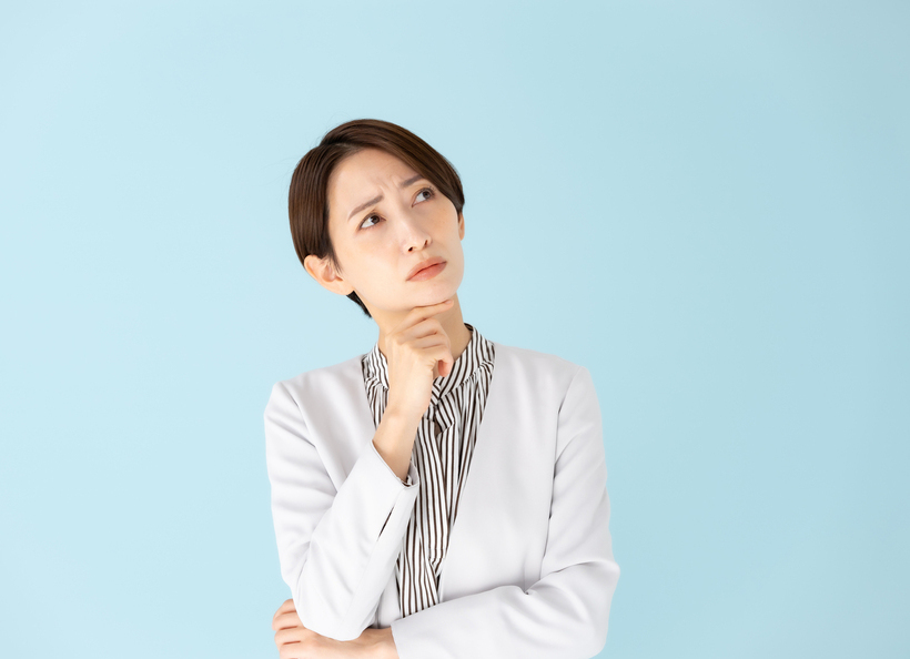 考えている画像