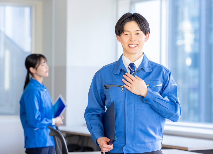 作業着姿の画像